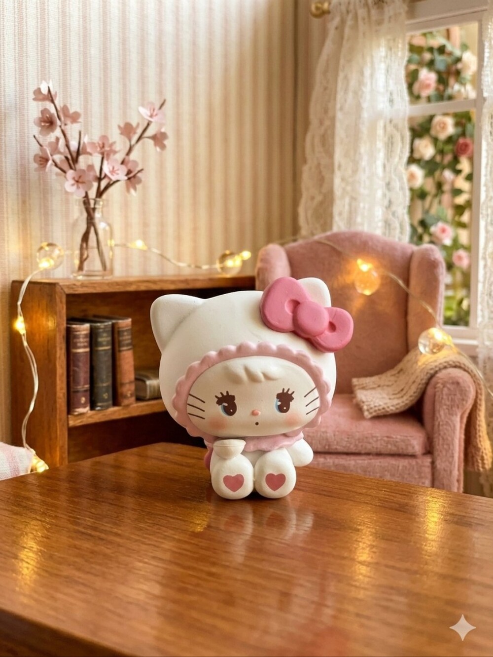 Mousse" Hello Kitty Secret Mascot from the limited-edition mikko illustration